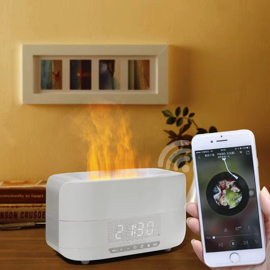 BT Speaker Flame Aroma Diffuser