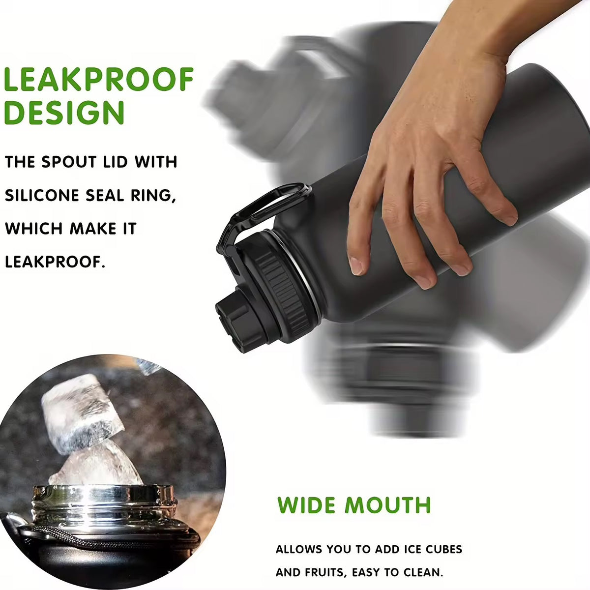 Insulated Stainless Steel Sport Water Bottle