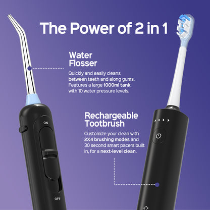 Water Flosser & Electric Toothbrush Set