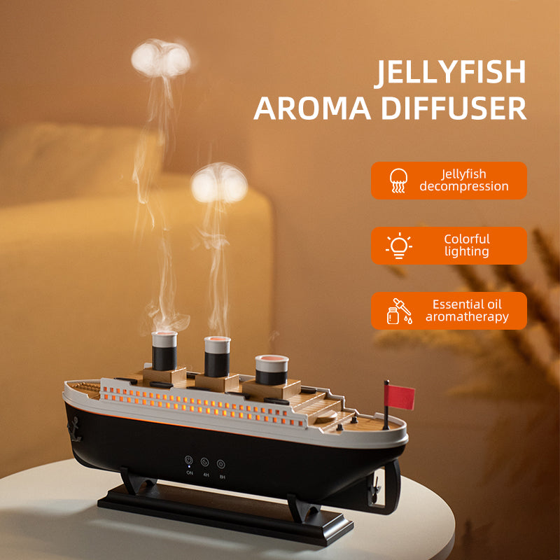 Titanic Jellyfish Flame Aroma Humidifier