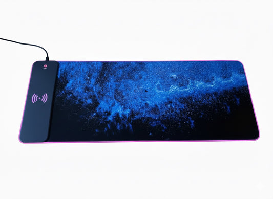 RGB Mouse Pad with Wireless Charging
