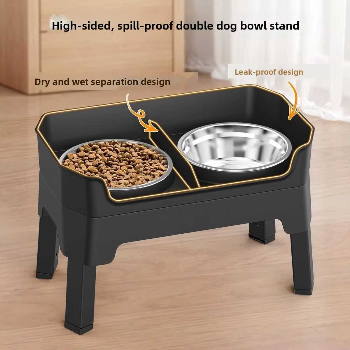 3-in-1 Elevated Dog Feeder
