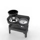 3-in-1 Elevated Dog Feeder