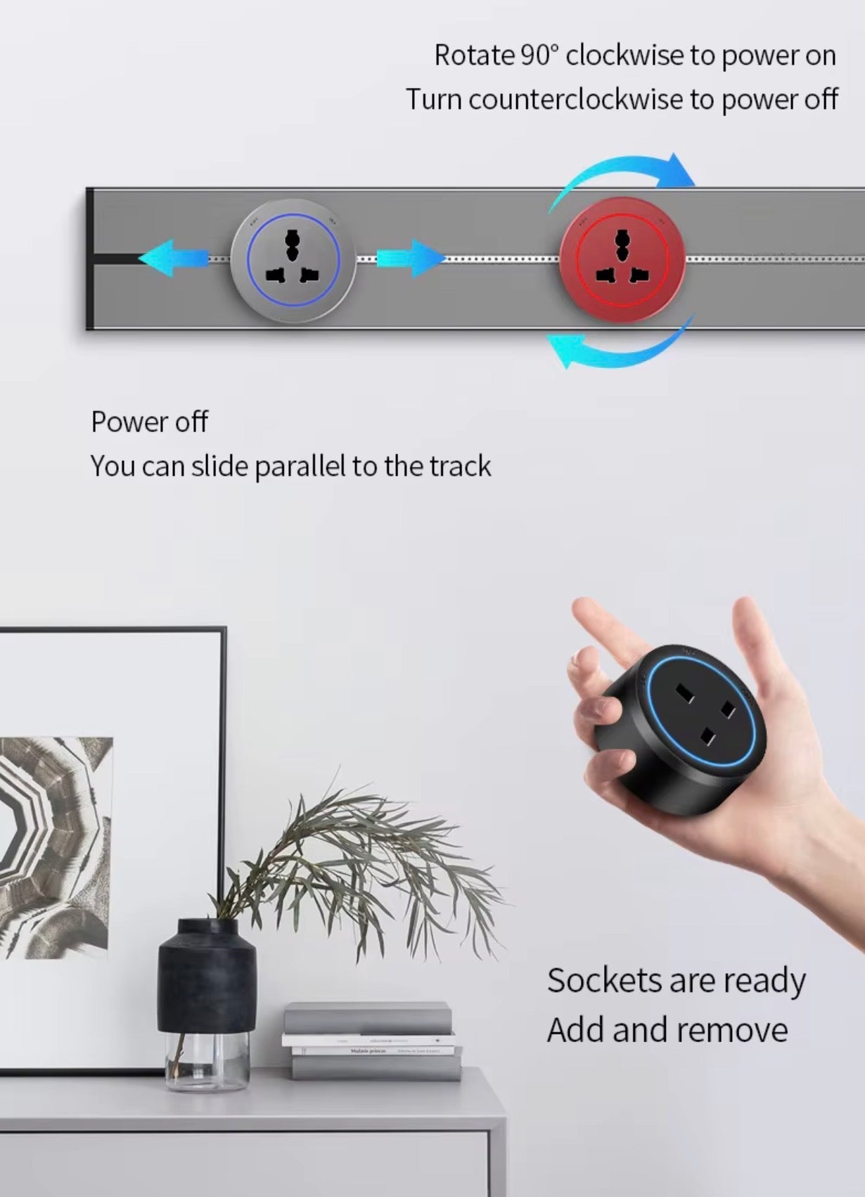 Electrical Track Socket