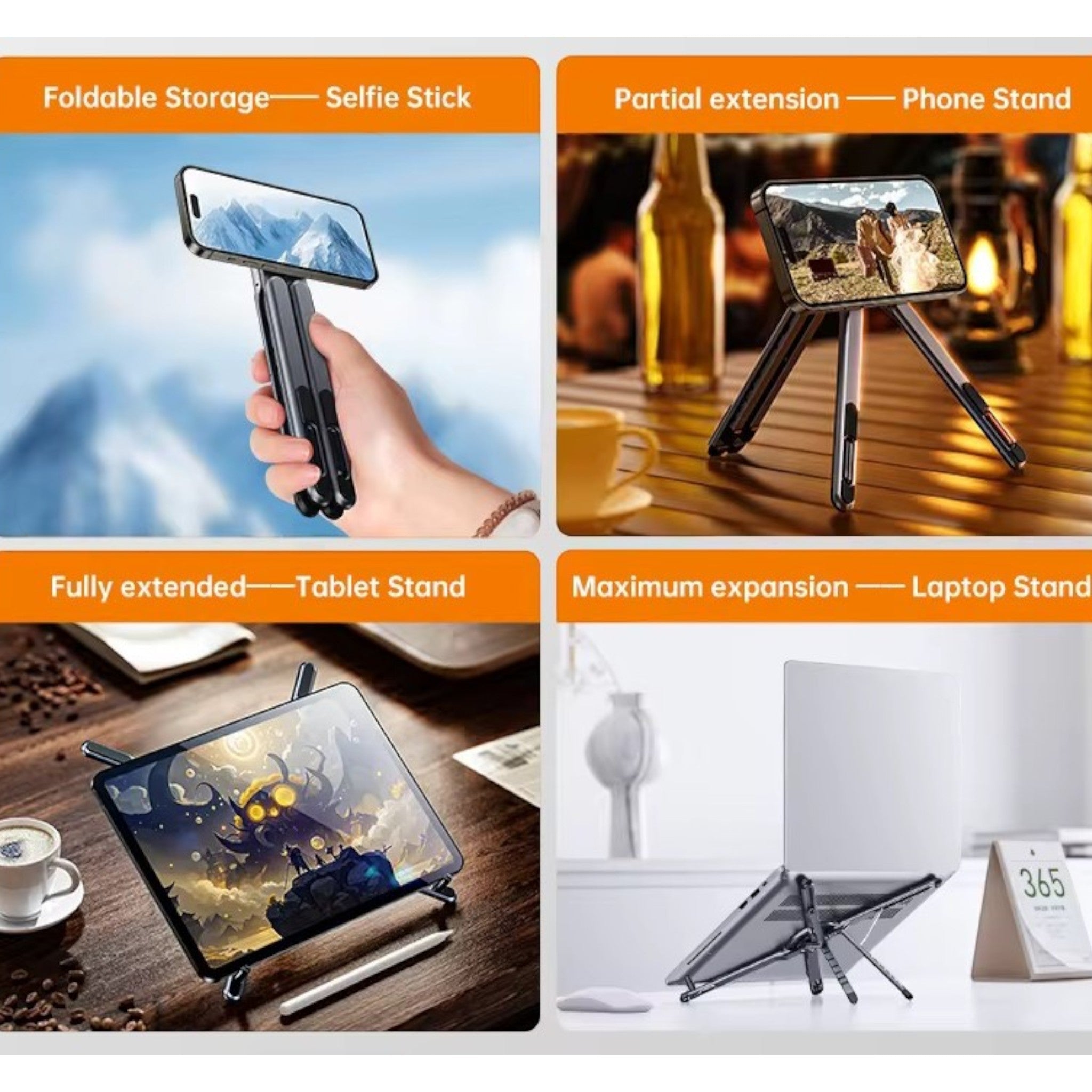 Magnetic Phone and Laptop Stand